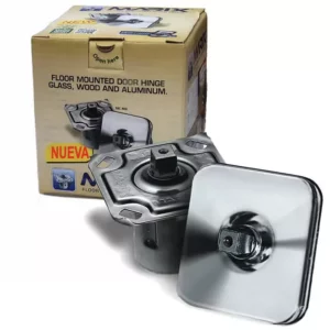Bisagra Marix para puertas de aluminio, tapa Acero inoxidable